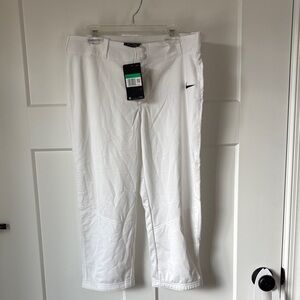 Nike Girls White Softball Pants